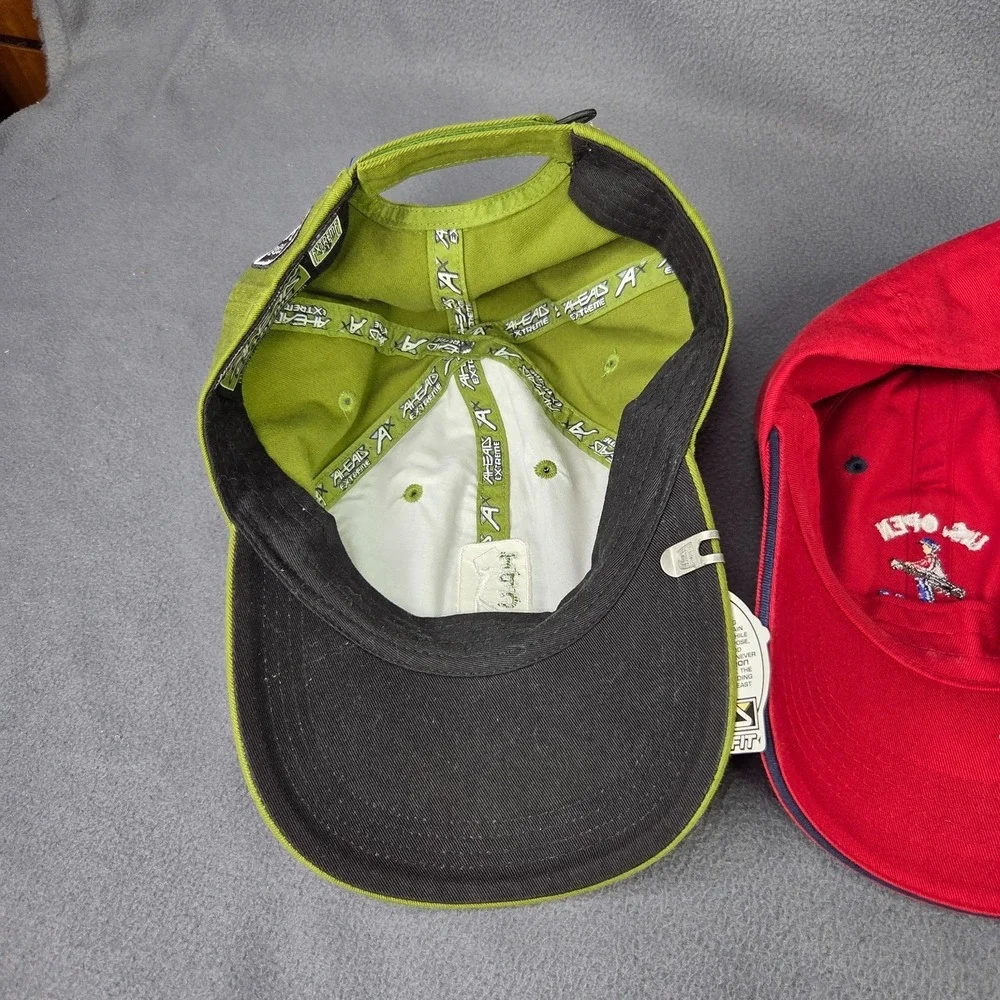 Lot of 3 TPC US Open Golf Hats PGA Multicolor Adjustable OSFA Pine Dunes NEW